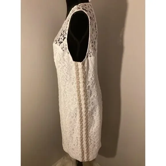 Lilly Pulitzer Mila feminine white lace dress 14 - Picture 5 of 7